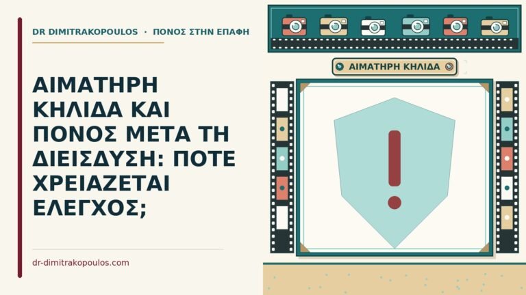 αιματηρή κηλίδα και πόνος μετά τη διείσδυση