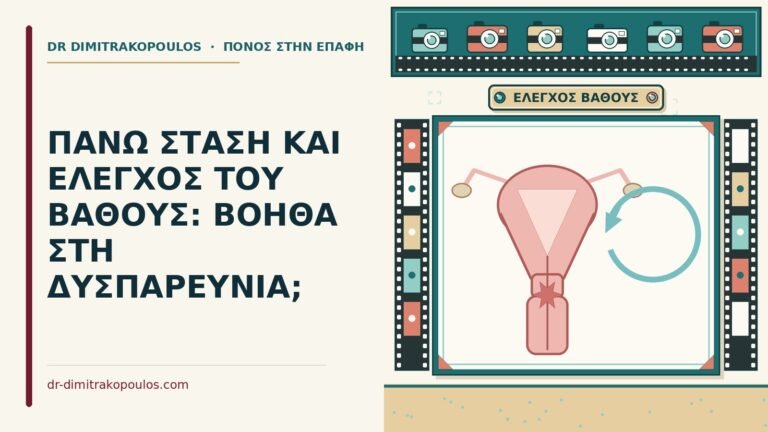 πάνω στάση και έλεγχος του βάθους
