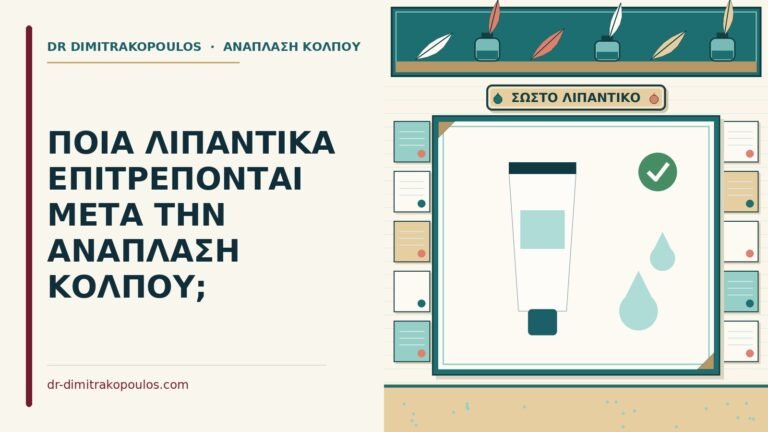 λιπαντικά μετά την ανάπλαση κόλπου