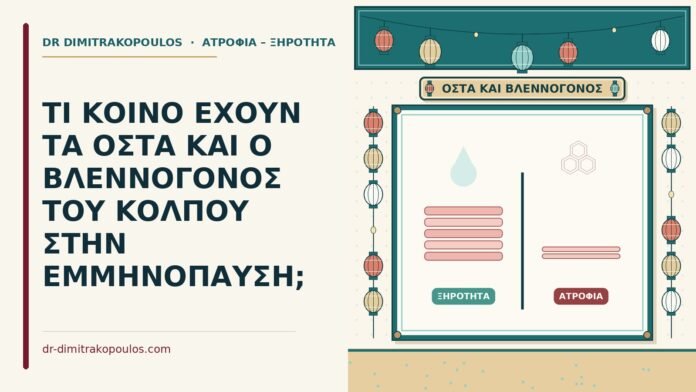 τα οστά και ο βλεννογόνος του κόλπου