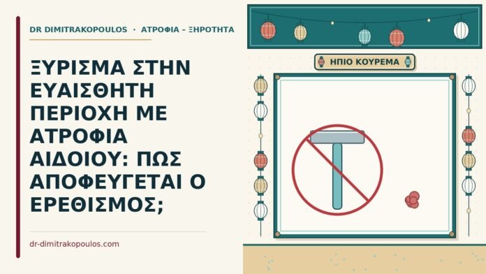 ΞΥΡΙΣΜΑ ΣΤΗΝ ΕΥΑΙΣΘΗΤΗ ΠΕΡΙΟΧΗ ΜΕ ΑΤΡΟΦΙΑ ΑΙΔΟΙΟΥ: ΠΩΣ ΑΠΟΦΕΥΓΕΤΑΙ Ο ΕΡΕΘΙΣΜΟΣ; ξύρισμα στην ευαίσθητη περιοχή