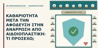 καθαριότητα μετά την αφόδευση