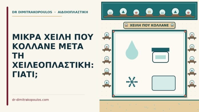 ΜΙΚΡΑ ΧΕΙΛΗ ΠΟΥ ΚΟΛΛΑΝΕ ΜΕΤΑ ΤΗ ΧΕΙΛΕΟΠΛΑΣΤΙΚΗ: ΓΙΑΤΙ; μικρά χείλη που κολλάνε