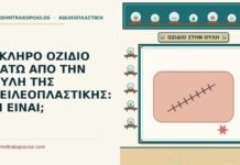ΣΚΛΗΡΟ ΟΖΙΔΙΟ ΚΑΤΩ ΑΠΟ ΤΗΝ ΟΥΛΗ ΤΗΣ ΧΕΙΛΕΟΠΛΑΣΤΙΚΗΣ: ΤΙ ΕΙΝΑΙ; σκληρό οζίδιο κάτω από την ουλή