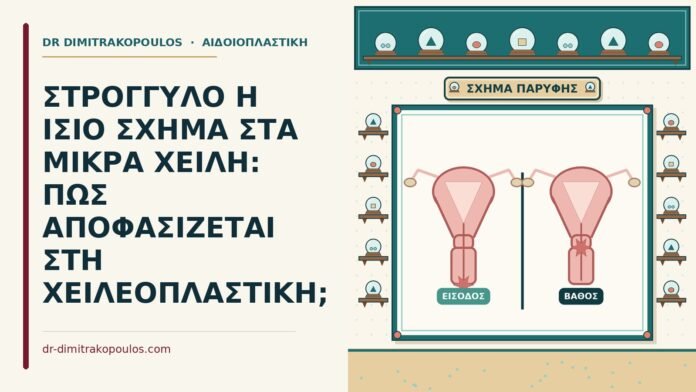στρογγυλό ή ίσιο σχήμα