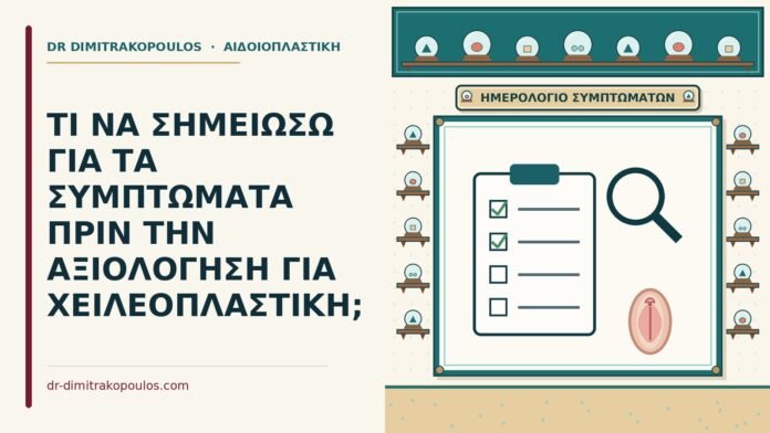 συμπτώματα πριν την αξιολόγηση