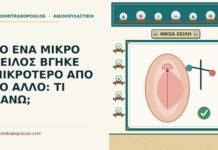 ΤΟ ΕΝΑ ΜΙΚΡΟ ΧΕΙΛΟΣ ΒΓΗΚΕ ΜΙΚΡΟΤΕΡΟ ΑΠΟ ΤΟ ΑΛΛΟ: ΤΙ ΚΑΝΩ; ένα μικρό χείλος μικρότερο από το άλλο