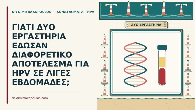 διαφορετικό αποτέλεσμα για HPV