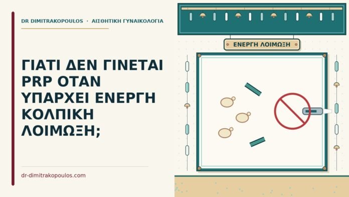 PRP με ενεργή κολπική λοίμωξη