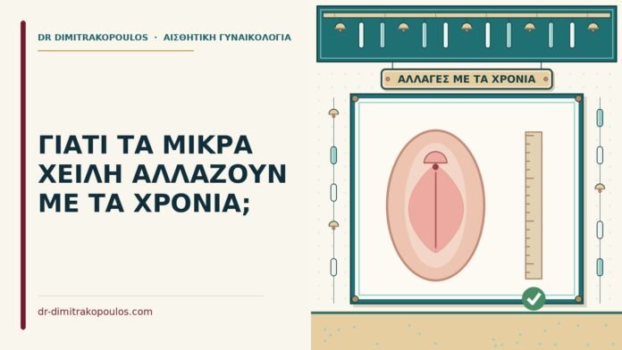 ΓΙΑΤΙ ΤΑ ΜΙΚΡΑ ΧΕΙΛΗ ΑΛΛΑΖΟΥΝ ΜΕ ΤΑ ΧΡΟΝΙΑ; τα μικρά χείλη με τα χρόνια