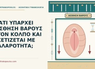 αίσθηση βάρους στον κόλπο