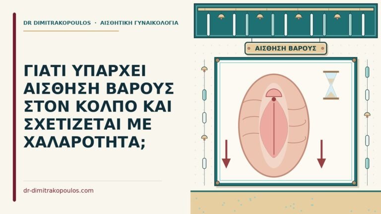 αίσθηση βάρους στον κόλπο