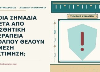 σημάδια μετά από αισθητική θεραπεία