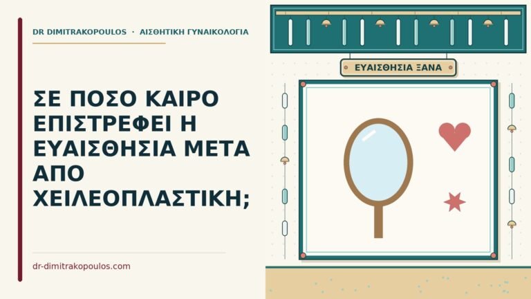η ευαισθησία μετά από χειλεοπλαστική