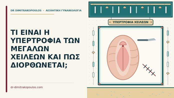 ΤΙ ΕΙΝΑΙ Η ΥΠΕΡΤΡΟΦΙΑ ΤΩΝ ΜΕΓΑΛΩΝ ΧΕΙΛΕΩΝ ΚΑΙ ΠΩΣ ΔΙΟΡΘΩΝΕΤΑΙ; η υπερτροφία των μεγάλων χειλέων