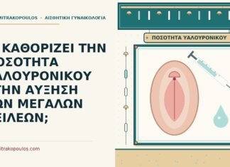 ΤΙ ΚΑΘΟΡΙΖΕΙ ΤΗΝ ΠΟΣΟΤΗΤΑ ΥΑΛΟΥΡΟΝΙΚΟΥ ΣΤΗΝ ΑΥΞΗΣΗ ΤΩΝ ΜΕΓΑΛΩΝ ΧΕΙΛΕΩΝ; την ποσότητα υαλουρονικού