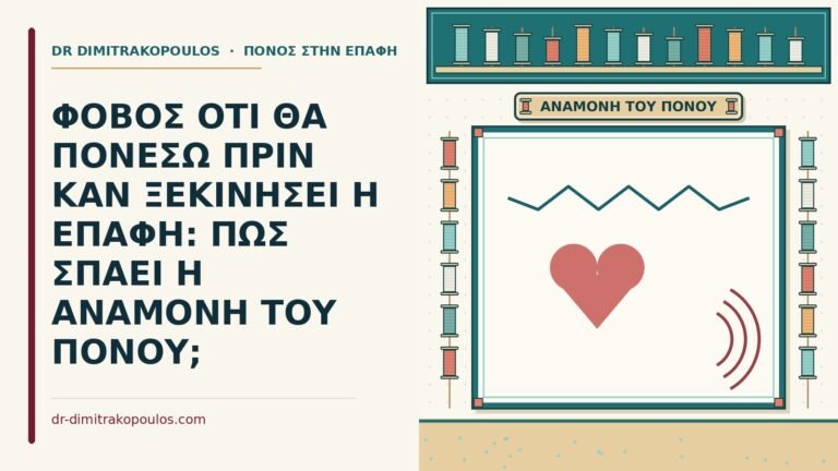 φόβος ότι θα πονέσω