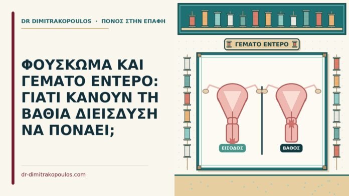 ΦΟΥΣΚΩΜΑ ΚΑΙ ΓΕΜΑΤΟ ΕΝΤΕΡΟ: ΓΙΑΤΙ ΚΑΝΟΥΝ ΤΗ ΒΑΘΙΑ ΔΙΕΙΣΔΥΣΗ ΝΑ ΠΟΝΑΕΙ; γεμάτο έντερο