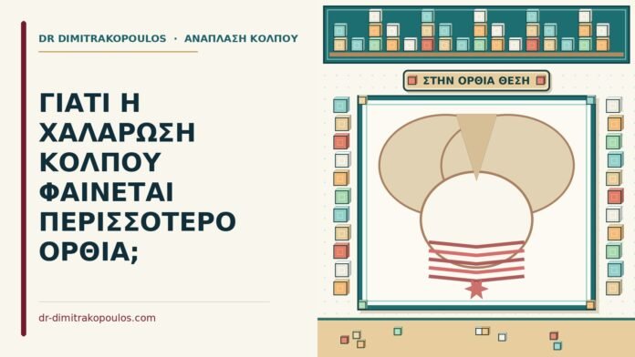 ΓΙΑΤΙ Η ΧΑΛΑΡΩΣΗ ΚΟΛΠΟΥ ΦΑΙΝΕΤΑΙ ΠΕΡΙΣΣΟΤΕΡΟ ΟΡΘΙΑ; χαλάρωση κόλπου φαίνεται περισσότερο όρθια
