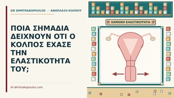 ΠΟΙΑ ΣΗΜΑΔΙΑ ΔΕΙΧΝΟΥΝ ΟΤΙ Ο ΚΟΛΠΟΣ ΕΧΑΣΕ ΤΗΝ ΕΛΑΣΤΙΚΟΤΗΤΑ ΤΟΥ; ελαστικότητα του κόλπου