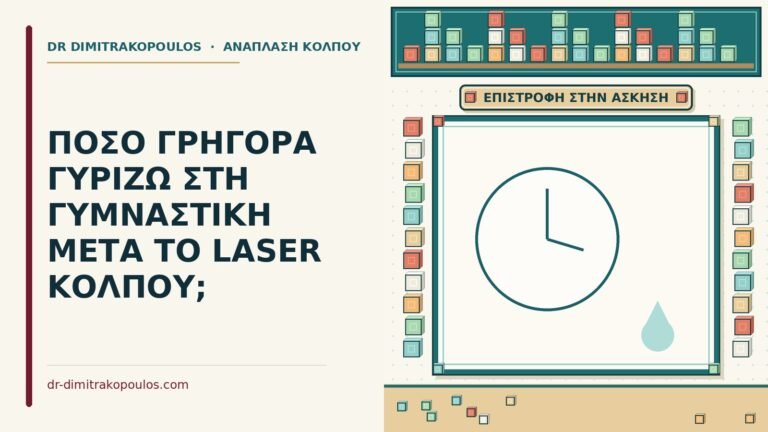 γυμναστική μετά το laser κόλπου