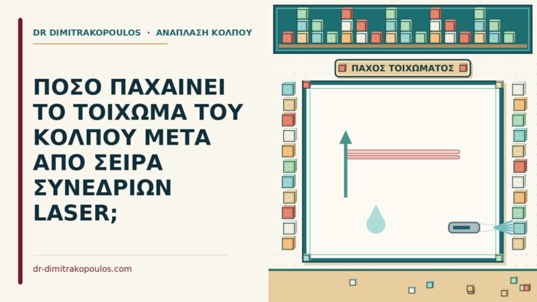τοίχωμα του κόλπου μετά από σειρά συνεδριών