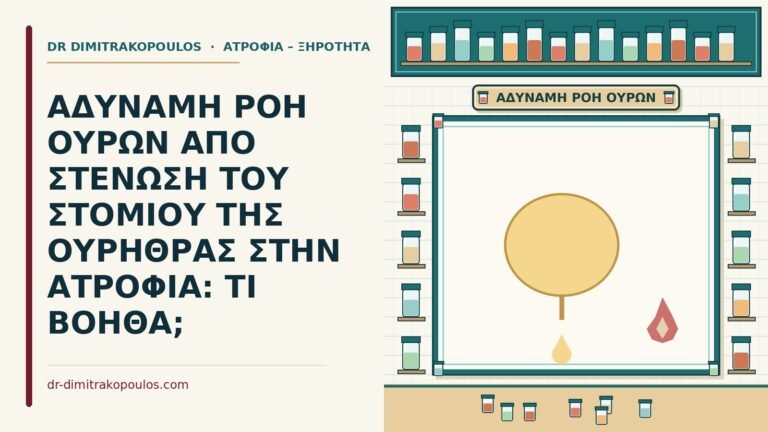 στένωση του στομίου της ουρήθρας