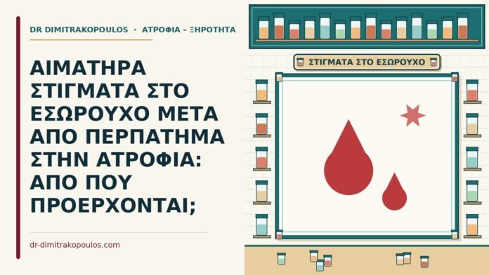 αιματηρά στίγματα στο εσώρουχο