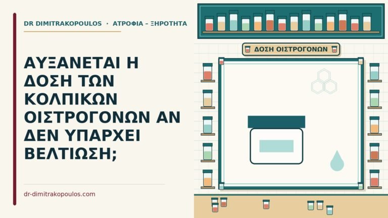 δόση των κολπικών οιστρογόνων
