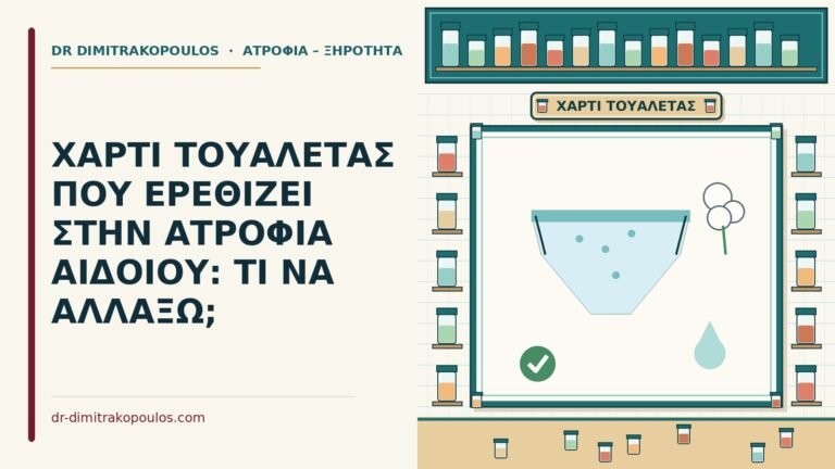 χαρτί τουαλέτας στην ατροφία αιδοίου
