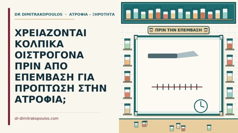 κολπικά οιστρογόνα πριν από επέμβαση για πρόπτωση