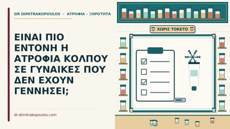 ατροφία κόλπου σε γυναίκες που δεν έχουν γεννήσει