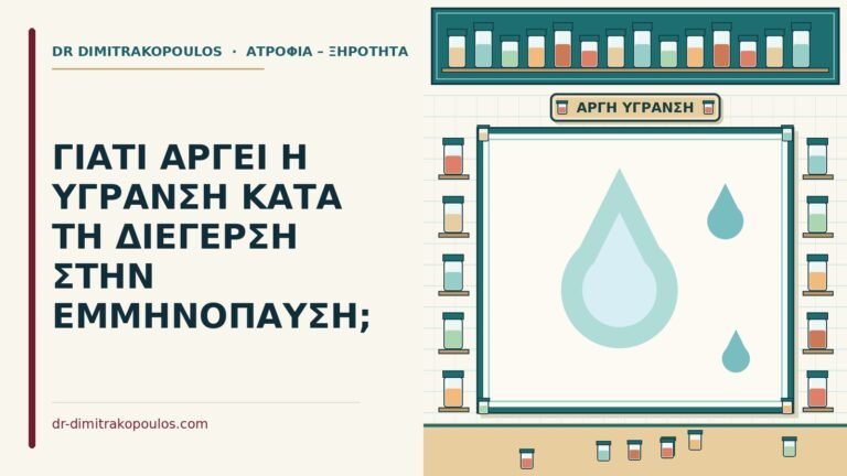 ύγρανση κατά τη διέγερση