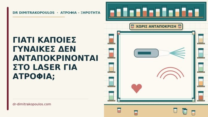 δεν ανταποκρίνονται στο laser για ατροφία