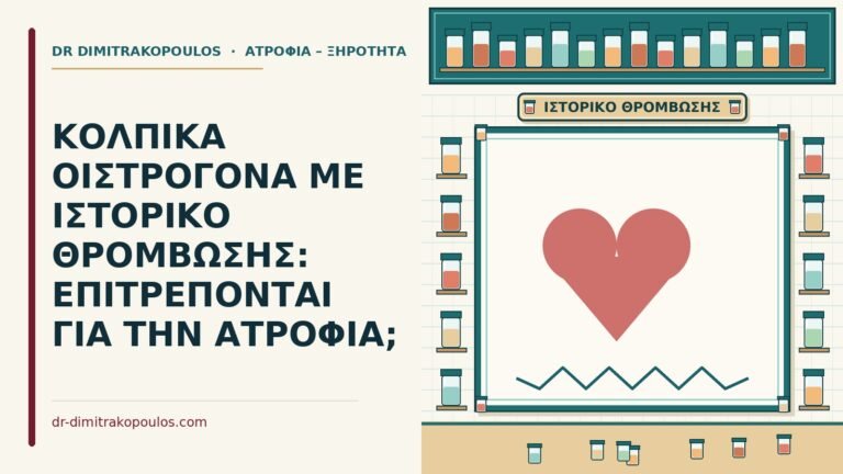 κολπικά οιστρογόνα με ιστορικό θρόμβωσης