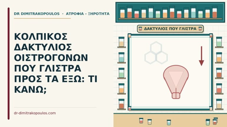 κολπικός δακτύλιος οιστρογόνων που γλιστρά