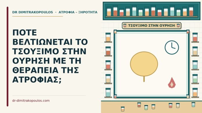 ΠΟΤΕ ΒΕΛΤΙΩΝΕΤΑΙ ΤΟ ΤΣΟΥΞΙΜΟ ΣΤΗΝ ΟΥΡΗΣΗ ΜΕ ΤΗ ΘΕΡΑΠΕΙΑ ΤΗΣ ΑΤΡΟΦΙΑΣ; τσούξιμο στην ούρηση στην ατροφία