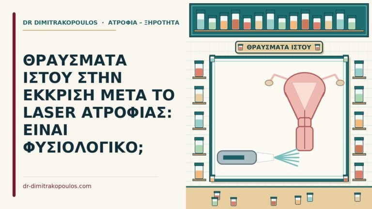 θραύσματα ιστού στην έκκριση