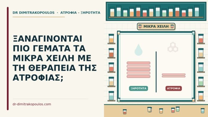 ΞΑΝΑΓΙΝΟΝΤΑΙ ΠΙΟ ΓΕΜΑΤΑ ΤΑ ΜΙΚΡΑ ΧΕΙΛΗ ΜΕ ΤΗ ΘΕΡΑΠΕΙΑ ΤΗΣ ΑΤΡΟΦΙΑΣ; μικρά χείλη με τη θεραπεία της ατροφίας