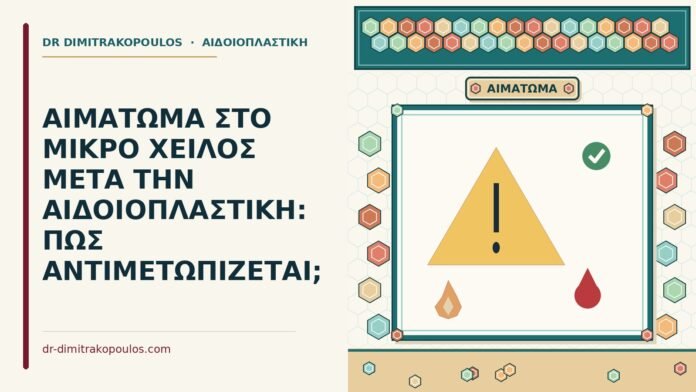 αιμάτωμα στο μικρό χείλος