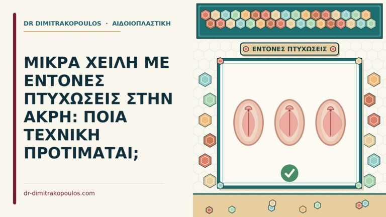 έντονες πτυχώσεις στην άκρη