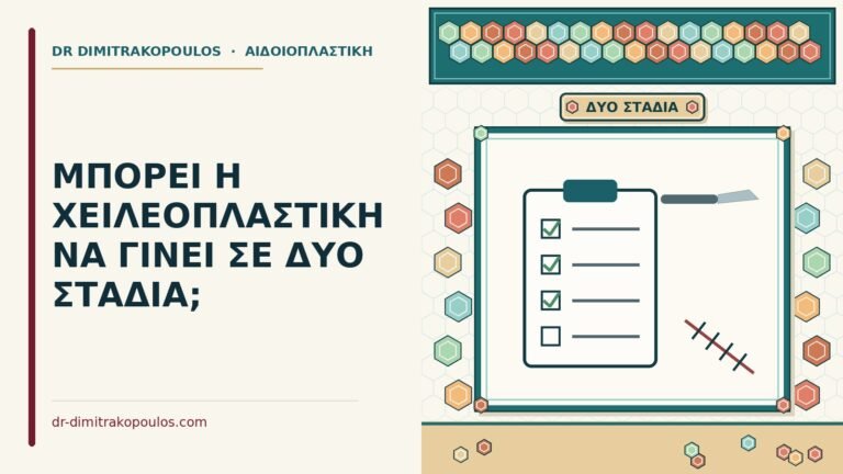 χειλεοπλαστική σε δύο στάδια