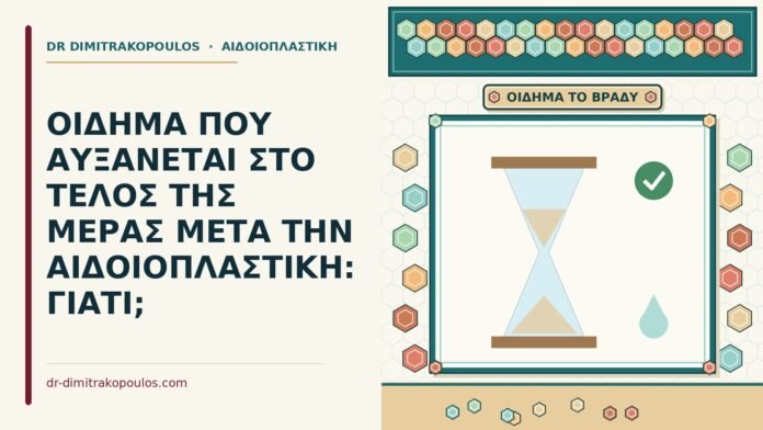 ΟΙΔΗΜΑ ΠΟΥ ΑΥΞΑΝΕΤΑΙ ΣΤΟ ΤΕΛΟΣ ΤΗΣ ΜΕΡΑΣ ΜΕΤΑ ΤΗΝ ΑΙΔΟΙΟΠΛΑΣΤΙΚΗ: ΓΙΑΤΙ; οίδημα που αυξάνεται στο τέλος της μέρας
