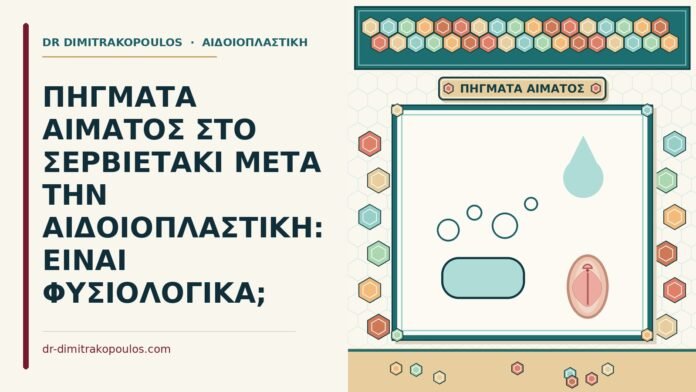 ΠΗΓΜΑΤΑ ΑΙΜΑΤΟΣ ΣΤΟ ΣΕΡΒΙΕΤΑΚΙ ΜΕΤΑ ΤΗΝ ΑΙΔΟΙΟΠΛΑΣΤΙΚΗ: ΕΙΝΑΙ ΦΥΣΙΟΛΟΓΙΚΑ; πήγματα αίματος στο σερβιετάκι