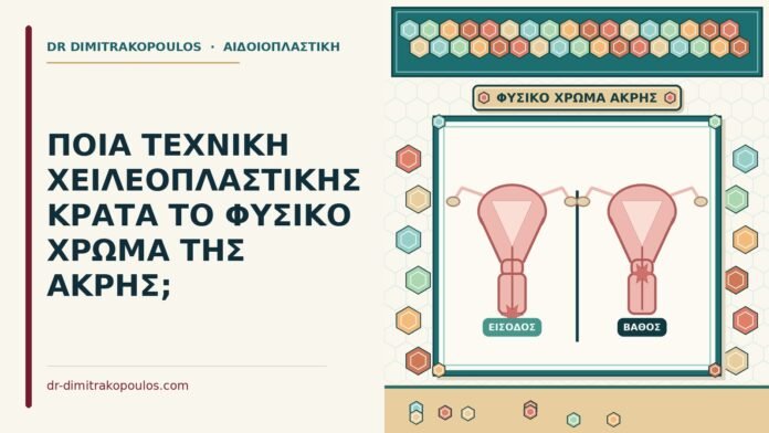 φυσικό χρώμα της άκρης