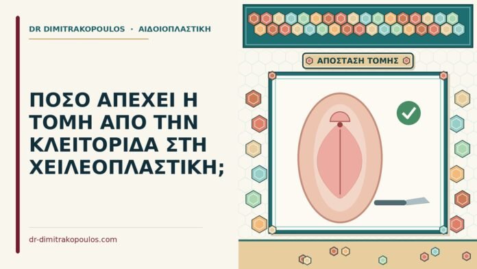 ΠΟΣΟ ΑΠΕΧΕΙ Η ΤΟΜΗ ΑΠΟ ΤΗΝ ΚΛΕΙΤΟΡΙΔΑ ΣΤΗ ΧΕΙΛΕΟΠΛΑΣΤΙΚΗ; τομή από την κλειτορίδα