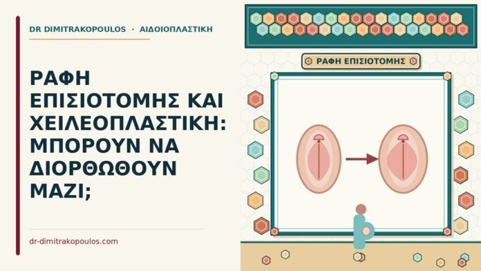 ΡΑΦΗ ΕΠΙΣΙΟΤΟΜΗΣ ΚΑΙ ΧΕΙΛΕΟΠΛΑΣΤΙΚΗ: ΜΠΟΡΟΥΝ ΝΑ ΔΙΟΡΘΩΘΟΥΝ ΜΑΖΙ; ραφή επισιοτομής