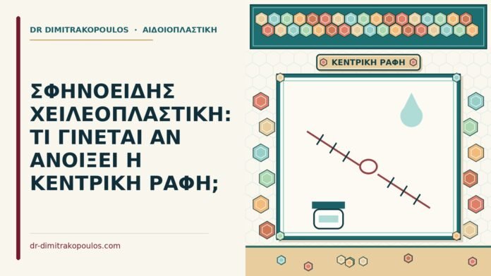 ΣΦΗΝΟΕΙΔΗΣ ΧΕΙΛΕΟΠΛΑΣΤΙΚΗ: ΤΙ ΓΙΝΕΤΑΙ ΑΝ ΑΝΟΙΞΕΙ Η ΚΕΝΤΡΙΚΗ ΡΑΦΗ; σφηνοειδή χειλεοπλαστική