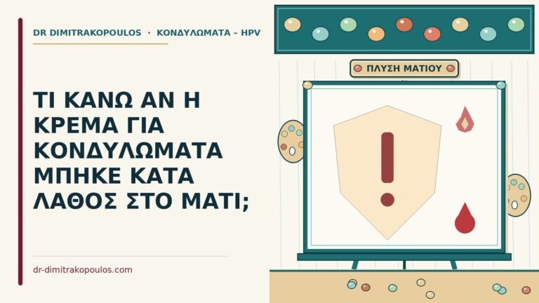 μπήκε κατά λάθος στο μάτι