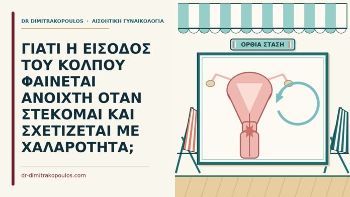 ΓΙΑΤΙ Η ΕΙΣΟΔΟΣ ΤΟΥ ΚΟΛΠΟΥ ΦΑΙΝΕΤΑΙ ΑΝΟΙΧΤΗ ΟΤΑΝ ΣΤΕΚΟΜΑΙ ΚΑΙ ΣΧΕΤΙΖΕΤΑΙ ΜΕ ΧΑΛΑΡΟΤΗΤΑ; είσοδος του κόλπου